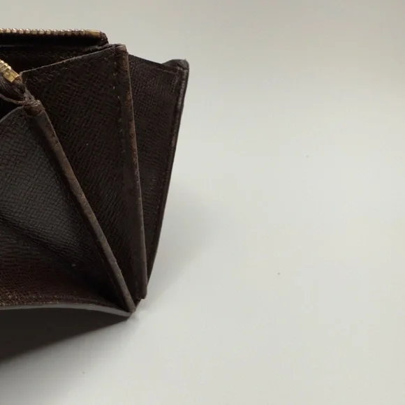 Louis Vuitton Portefeuille Sarah Damier Wallet Ebene Brown | Women’s | Used | - Picture 12 of 15